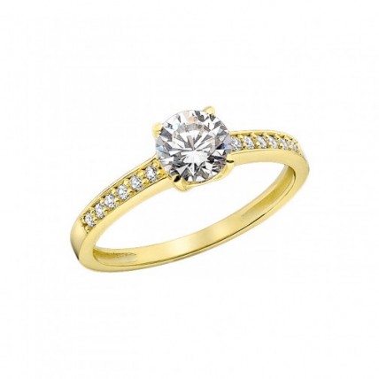 Δαχτυλίδι Χρυσό 14K (RI459 - RY104)